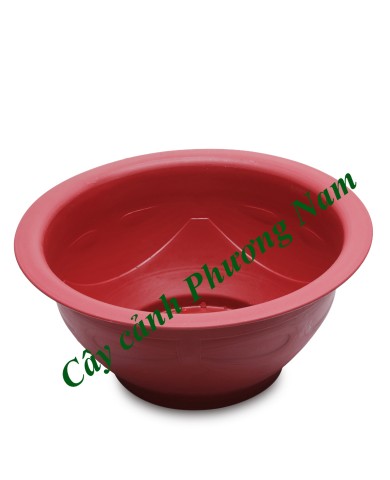 Chậu nhựa tròn 68 x 32 cm (đỏ)