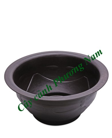 Chậu nhựa tròn 68 x 32 (nâu) 