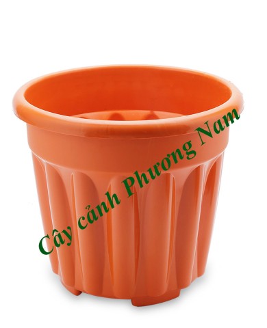 Chậu nhựa tròn 30 x 30 cm (cam)
