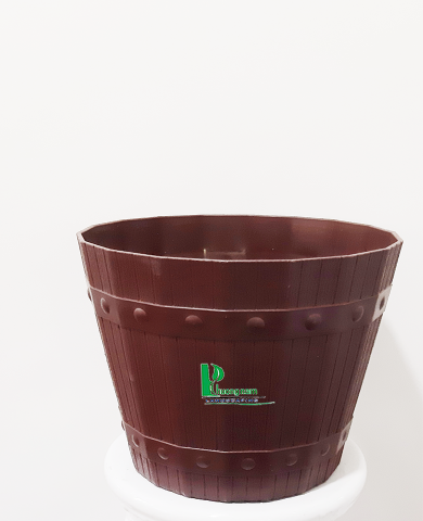 Chậu nhựa giả gỗ 27 x 27 x 22 cm