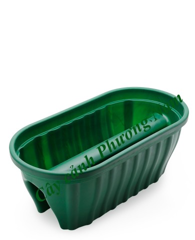 Chậu nhựa lan can 60 x 30 cm 