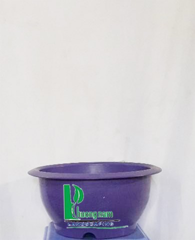Chậu nhựa tròn 36 x 18 cm (tím)