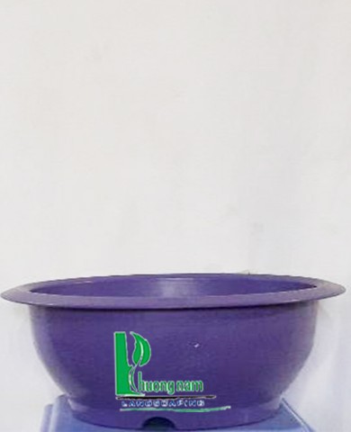 Chậu nhựa tròn 66 x 28 cm (tím)