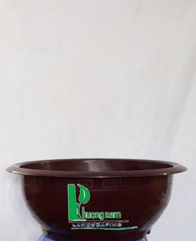 Chậu nhựa tròn 66 x 28 cm (xám đen)