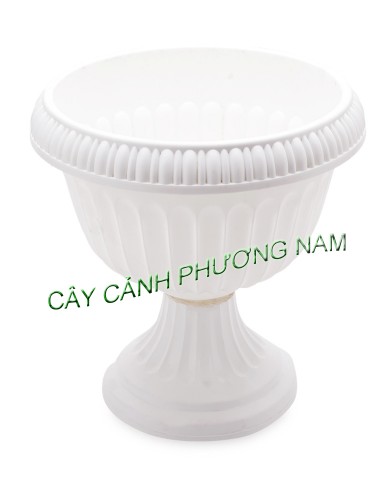 Chậu nhựa chân đế thấp 45 x 36 cm