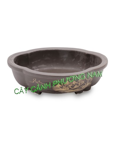 Chậu đất nung oval